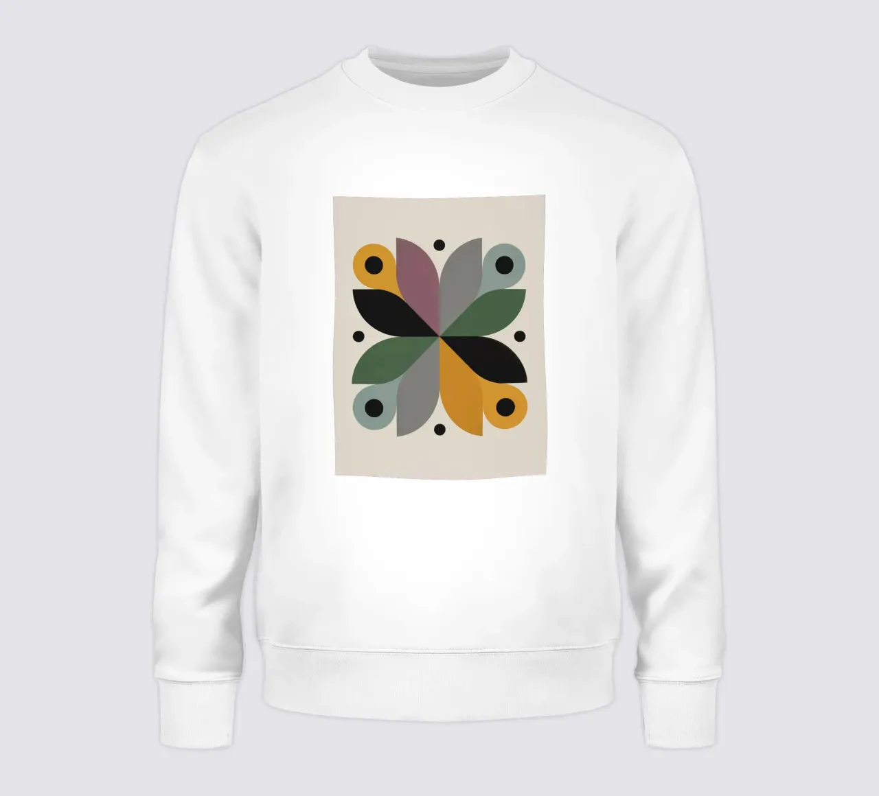 FALL BALANCE No 3 – Geometric Abstract Poster felpa da 20 Farben