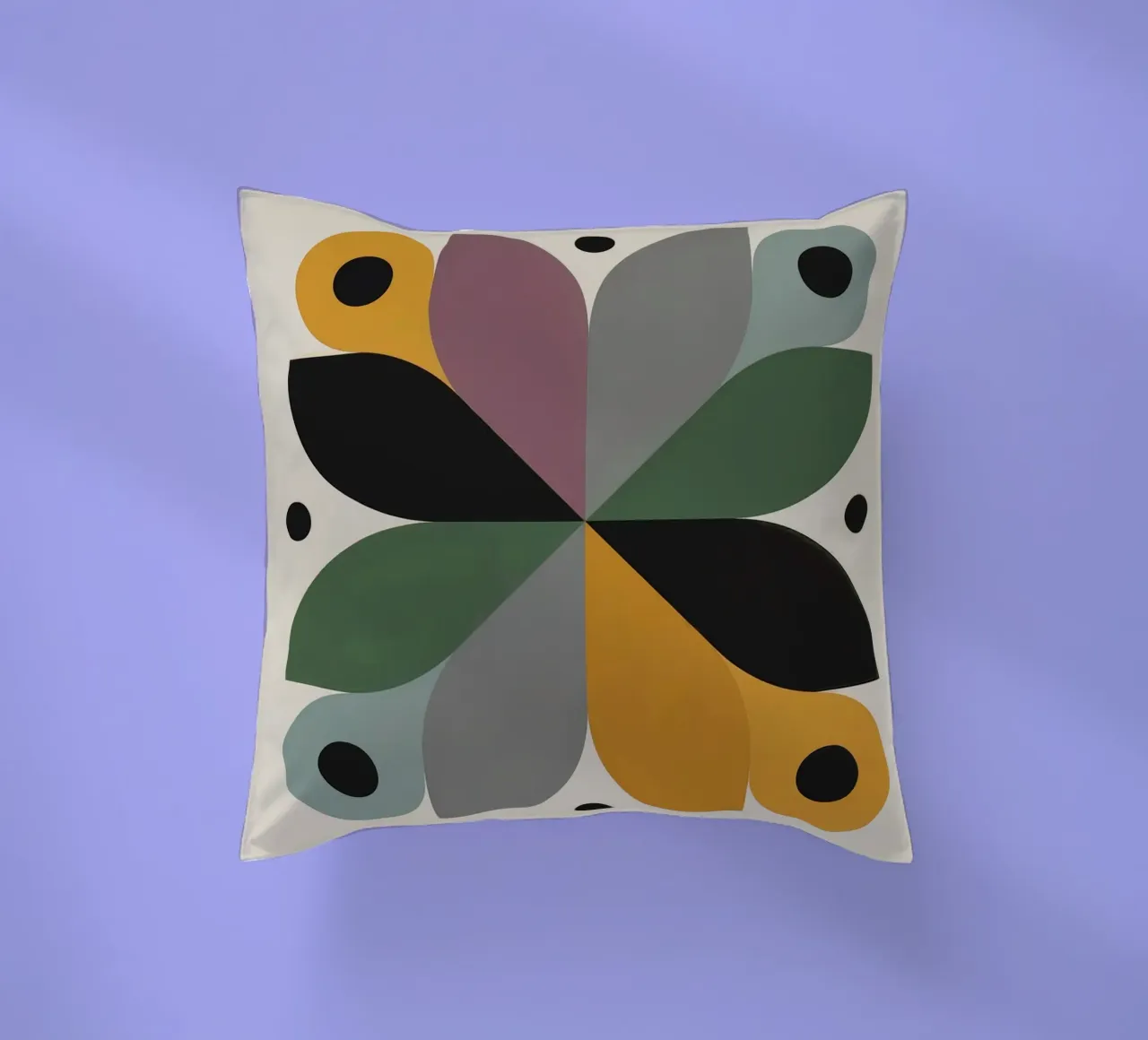 FALL BALANCE No 3 – Geometric Abstract Poster cuscino da 20 Farben