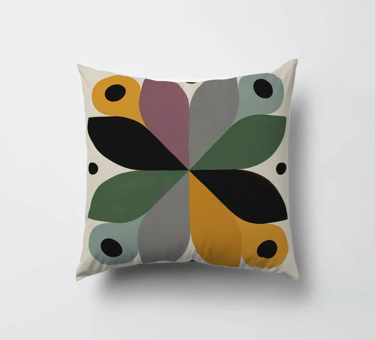 FALL BALANCE No 3 – Geometric Abstract Poster cuscino da 20 Farben