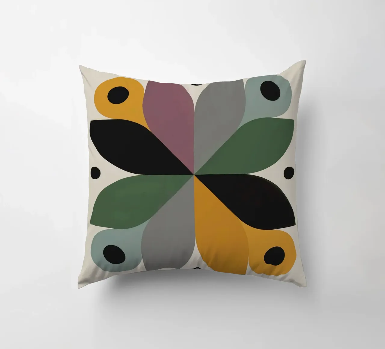 FALL BALANCE No 3 – Geometric Abstract Poster cuscino da 20 Farben