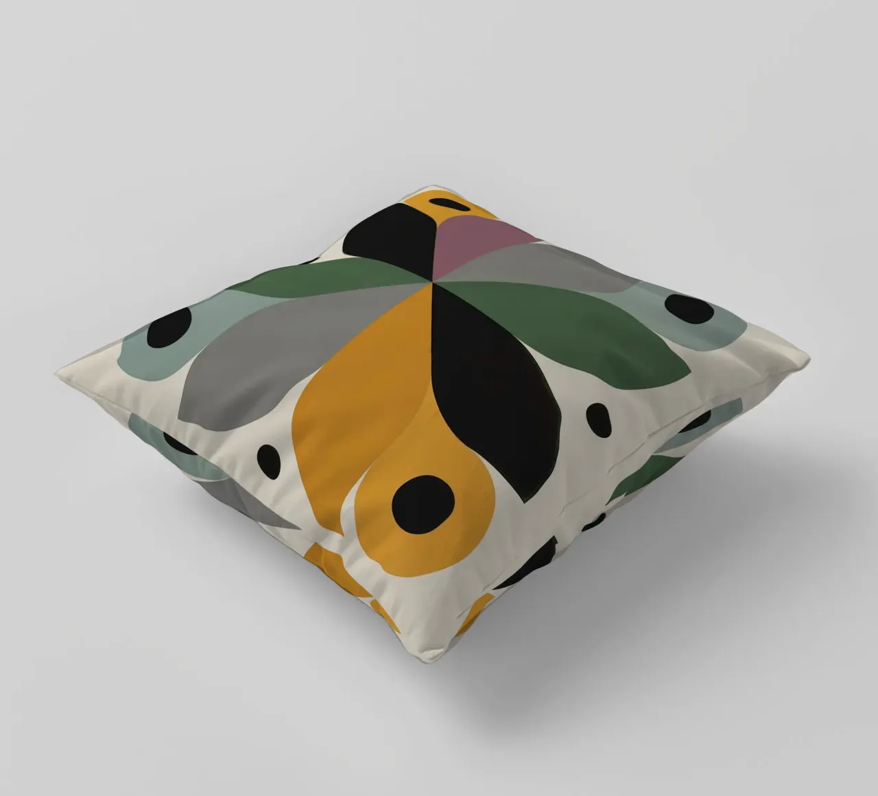 FALL BALANCE No 3 – Geometric Abstract Poster cuscino da 20 Farben