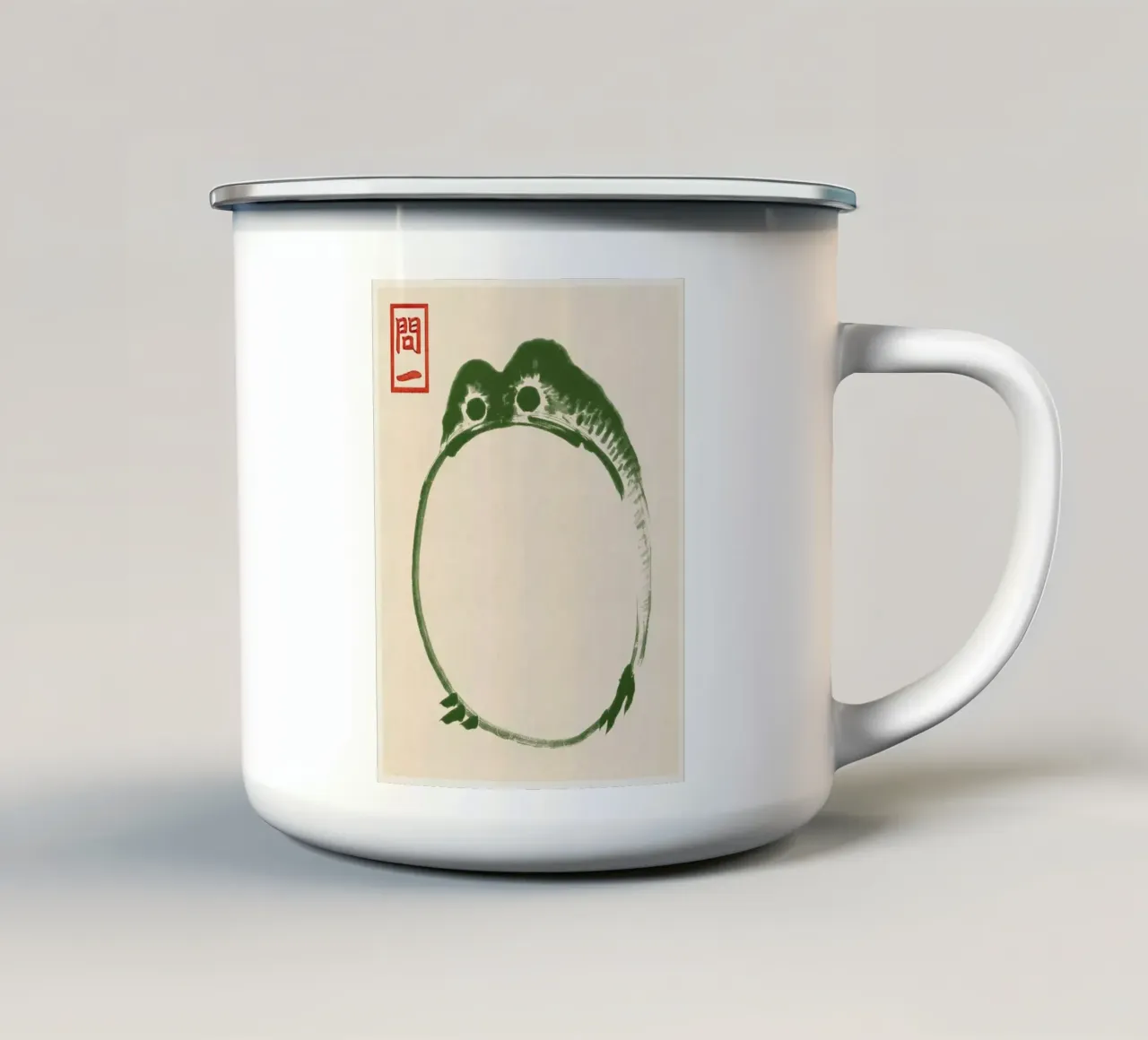 Rospo brontolone II tazza in smalto da AvakasShop