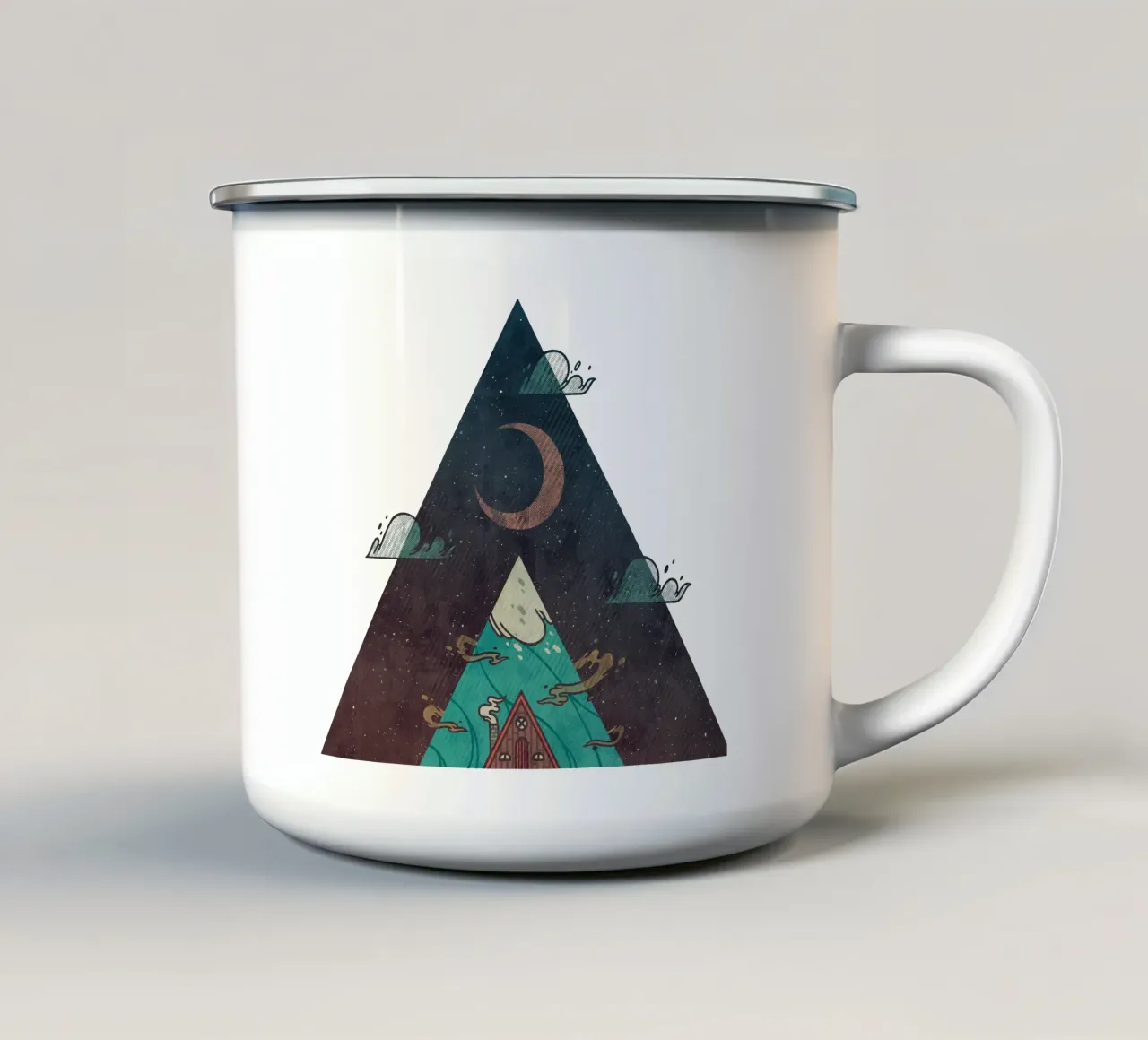 At The Cabin tazza in smalto da againstbound
