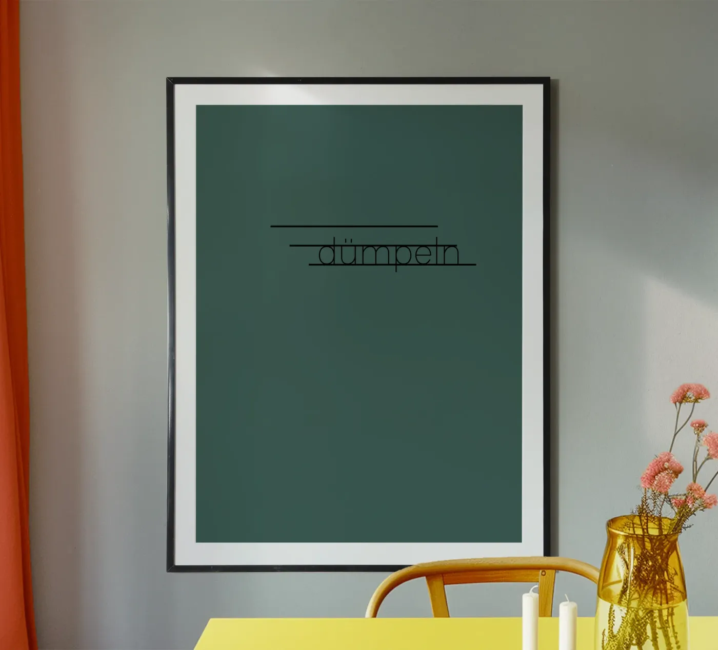 Dümpeln poster da nix