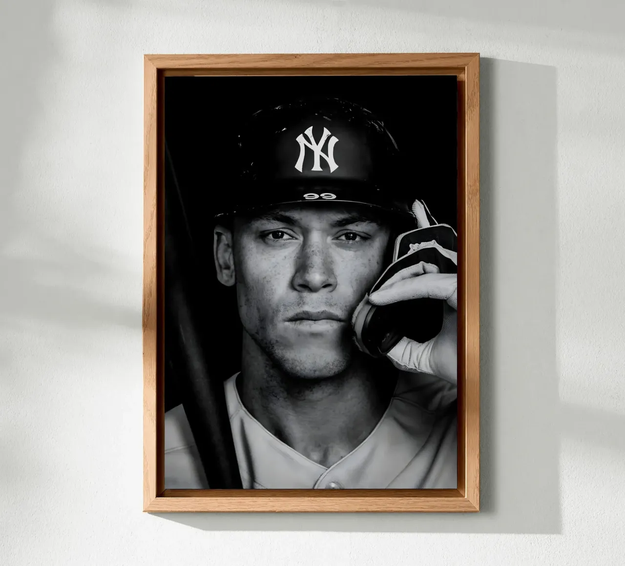 Aaron Judge alluminio dibond da Low poly art