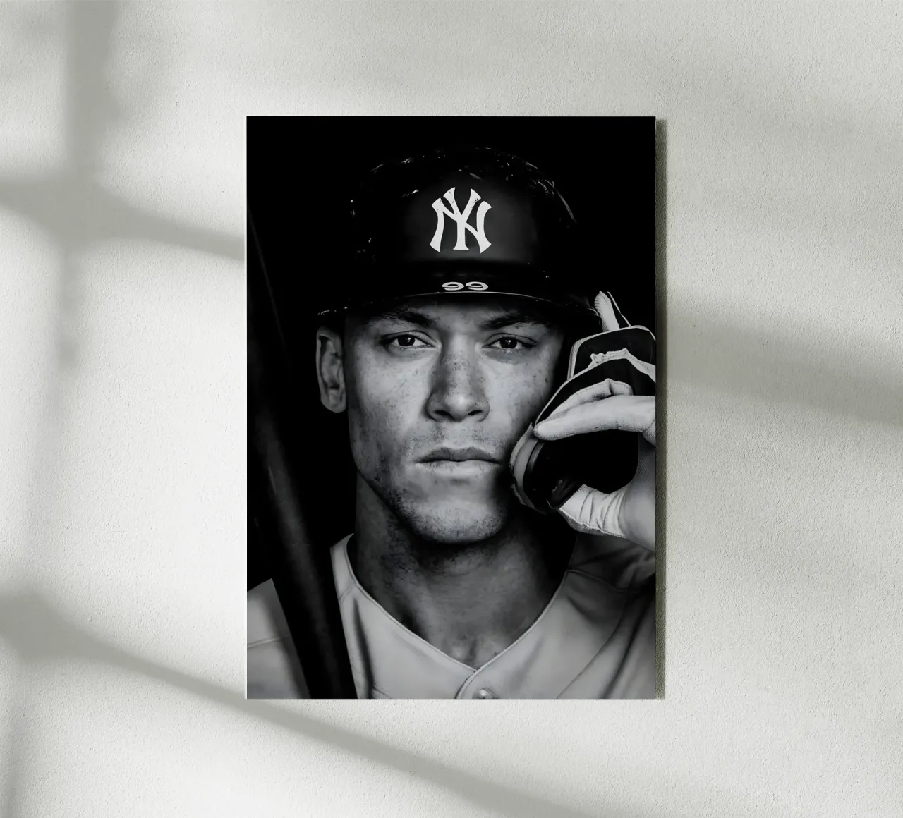 Aaron Judge alluminio dibond da Low poly art