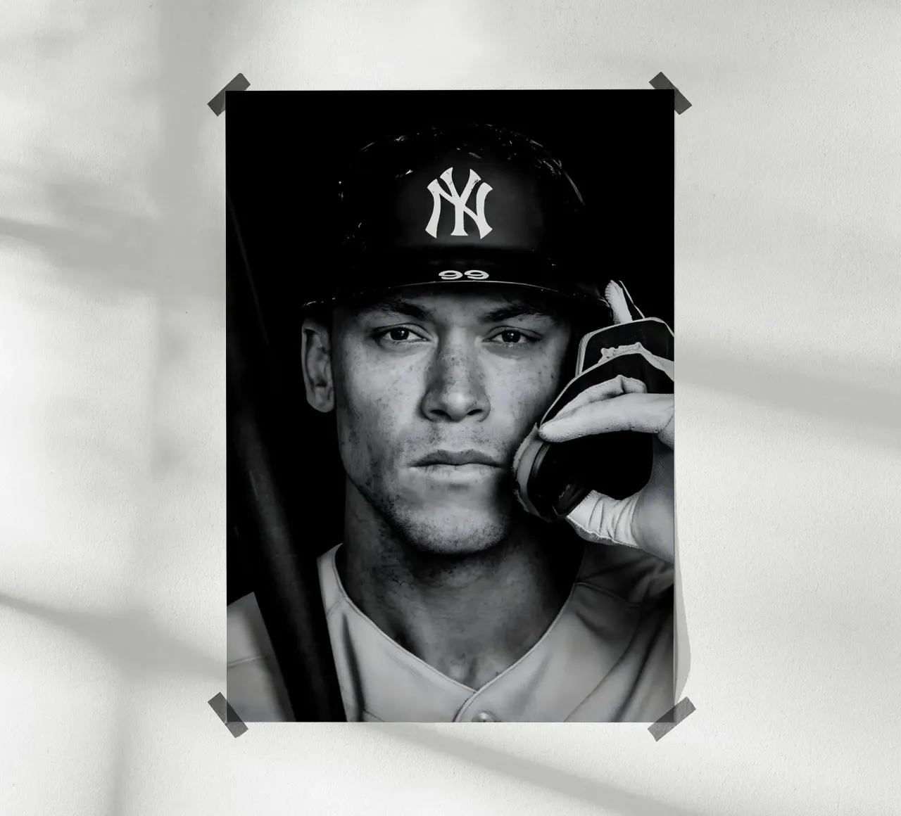 Aaron Judge carta hahnemühle da Low poly art