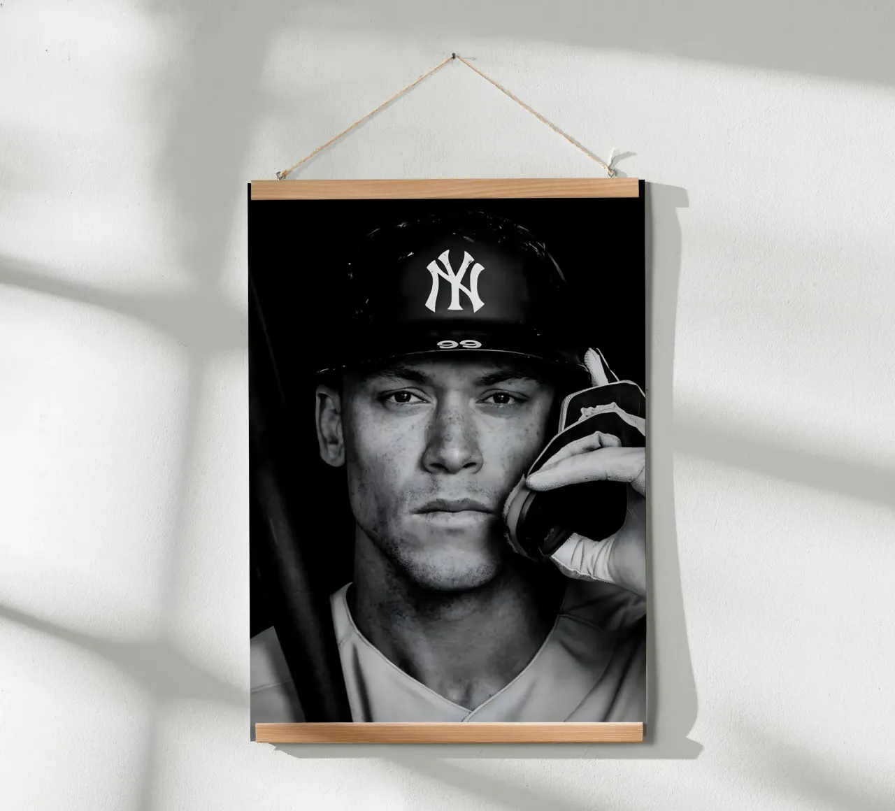 Aaron Judge carta hahnemühle da Low poly art