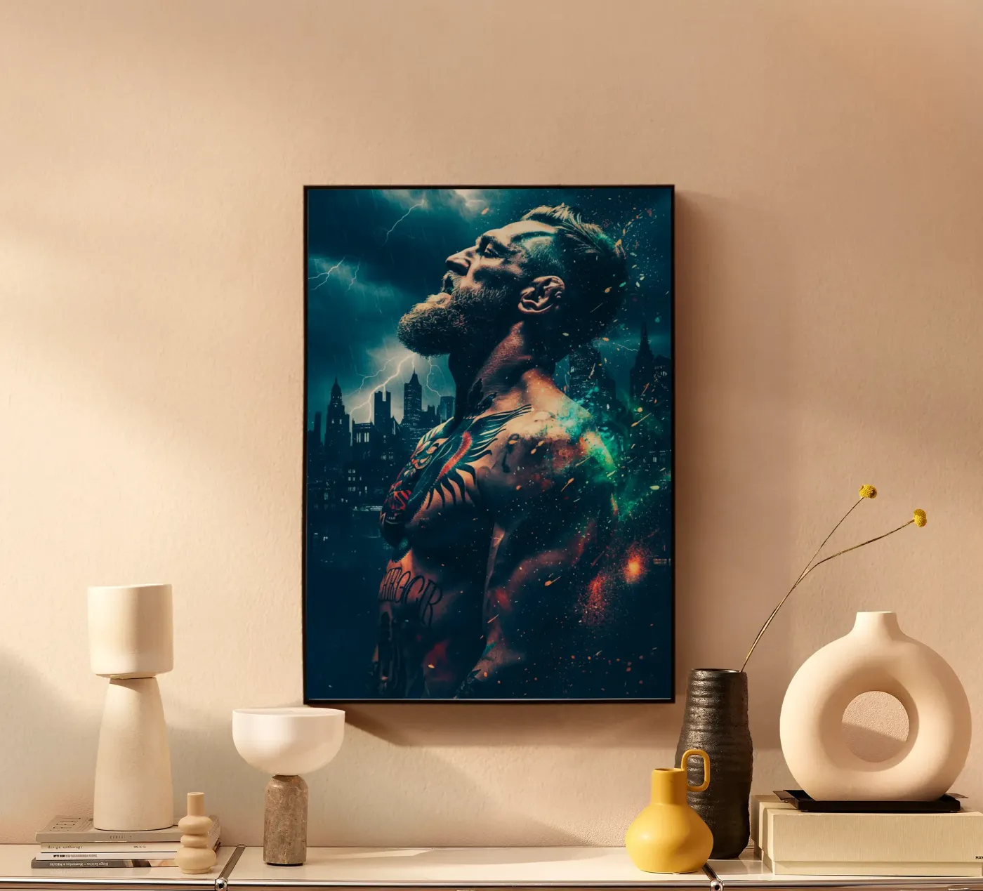 Conor McGregor aura plexiglass da Lembayung art