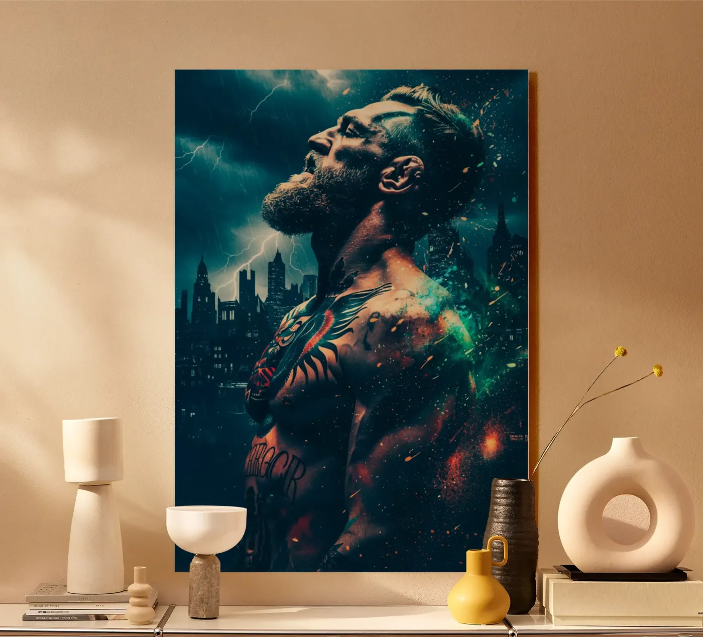 Conor McGregor aura plexiglass da Lembayung art