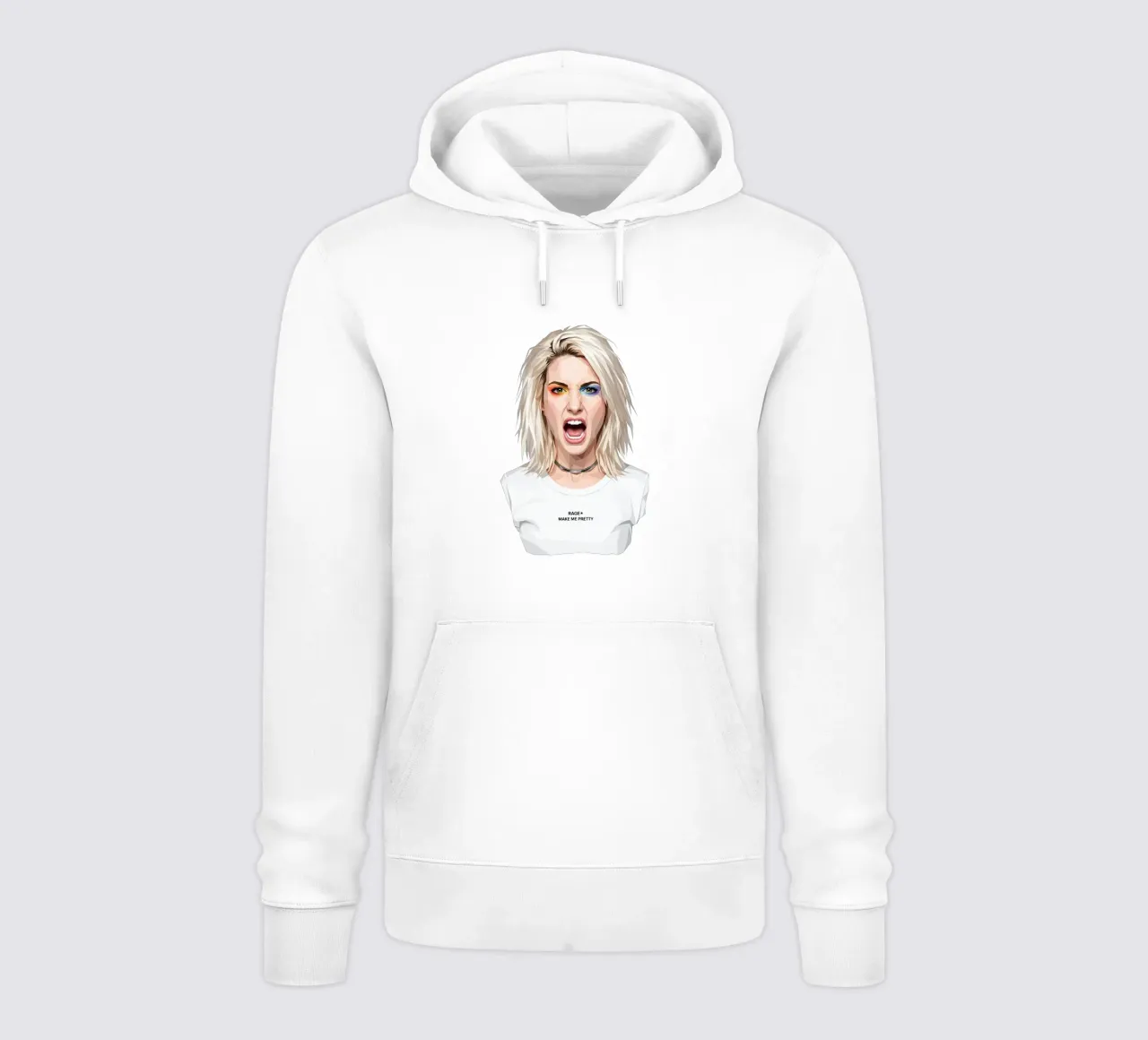 Hayley Williams Scream Paramore Low Poly felpa con cappuccio da Low Profile