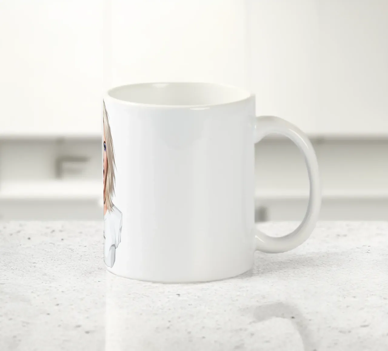 Hayley Williams Scream Paramore Low Poly tazza in ceramica da Low Profile