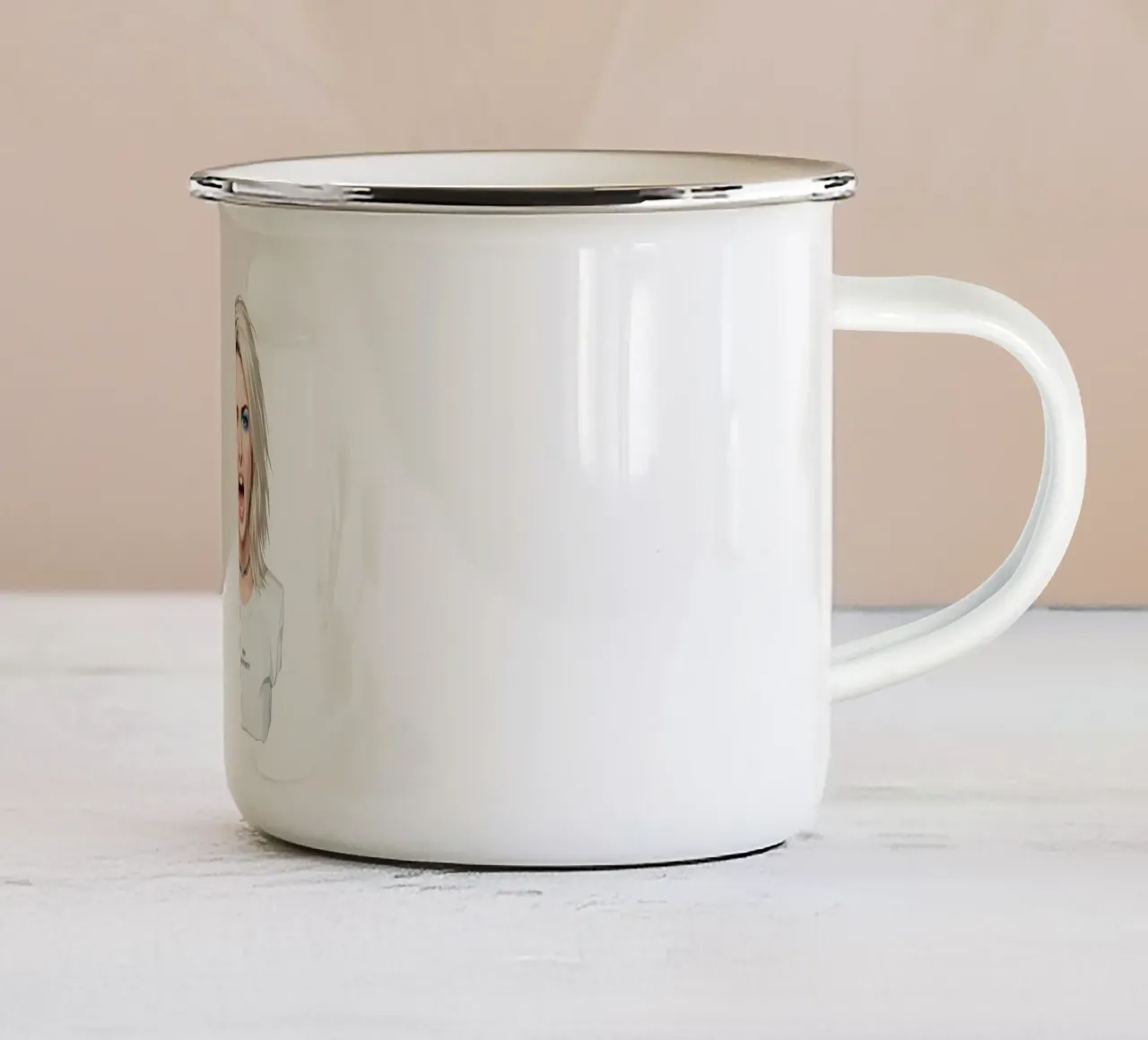 Hayley Williams Scream Paramore Low Poly tazza in smalto da Low Profile