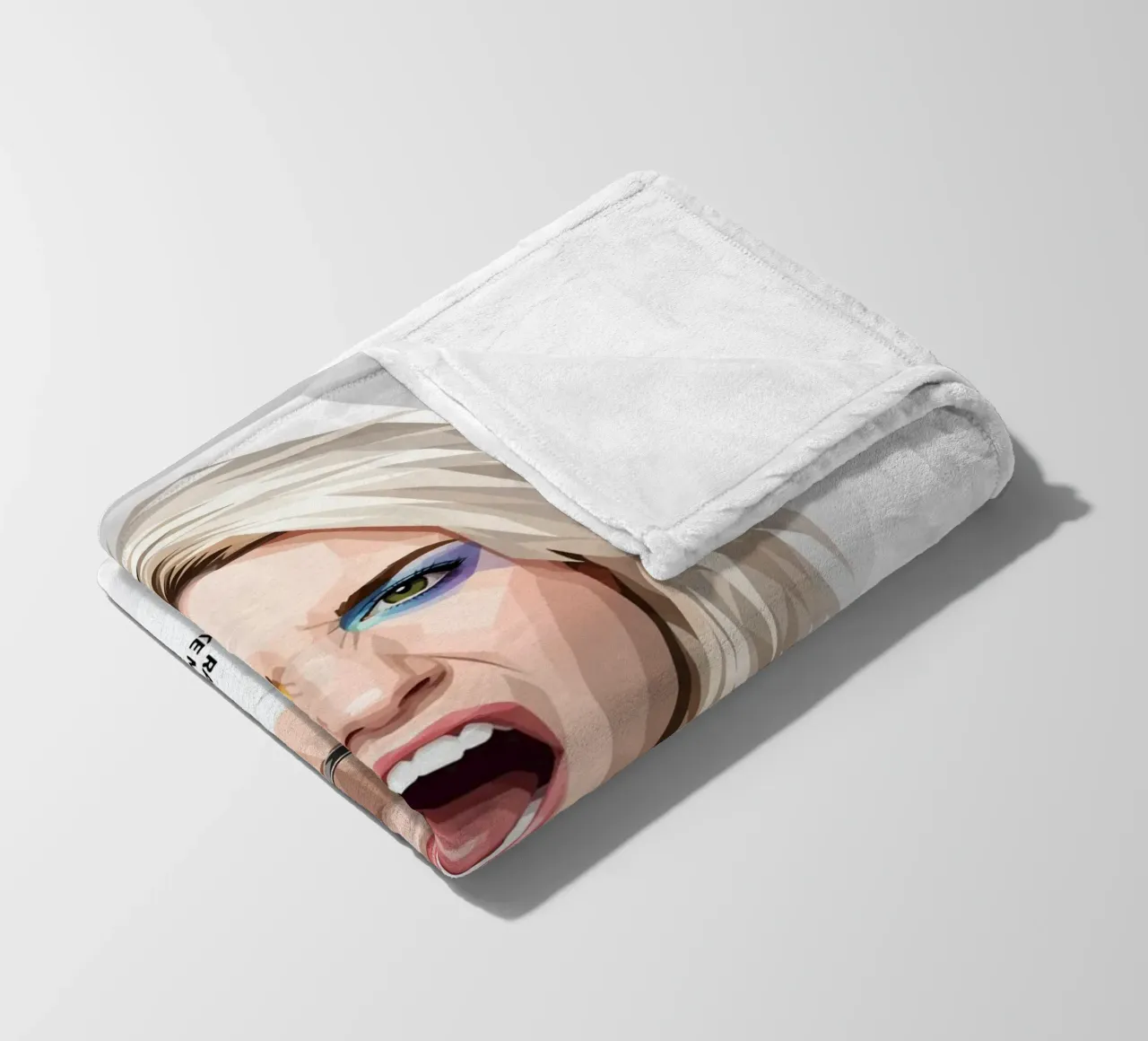 Hayley Williams Scream Paramore Low Poly coperta in pile da Low Profile