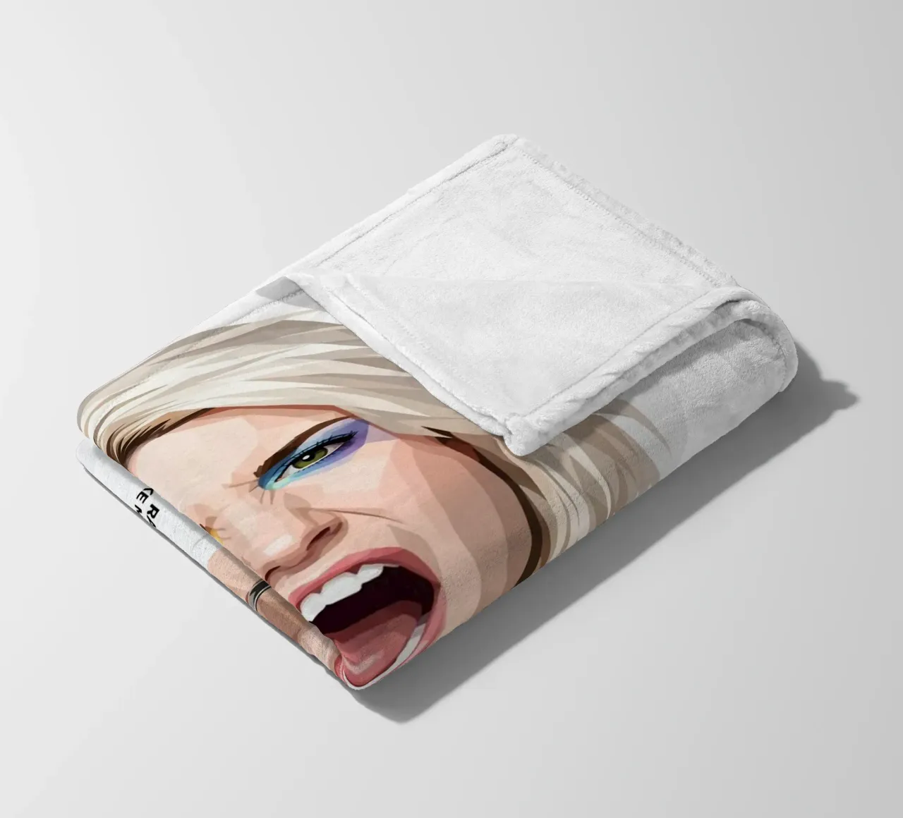 Hayley Williams Scream Paramore Low Poly coperta in pile da Low Profile