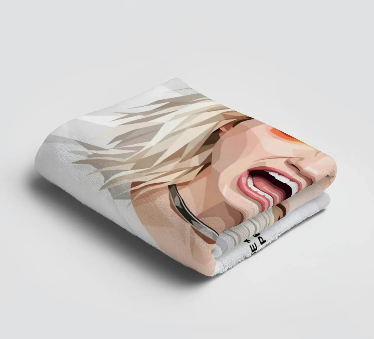 Hayley Williams Scream Paramore Low Poly asciugamano da bagno da Low Profile