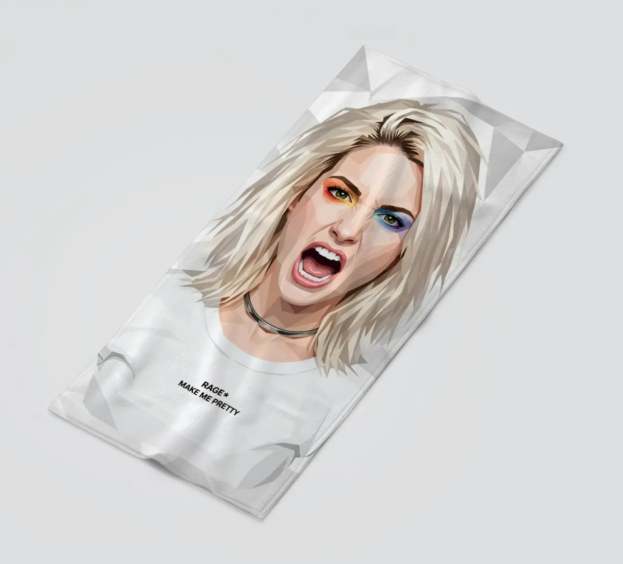 Hayley Williams Scream Paramore Low Poly telo mare da Low Profile