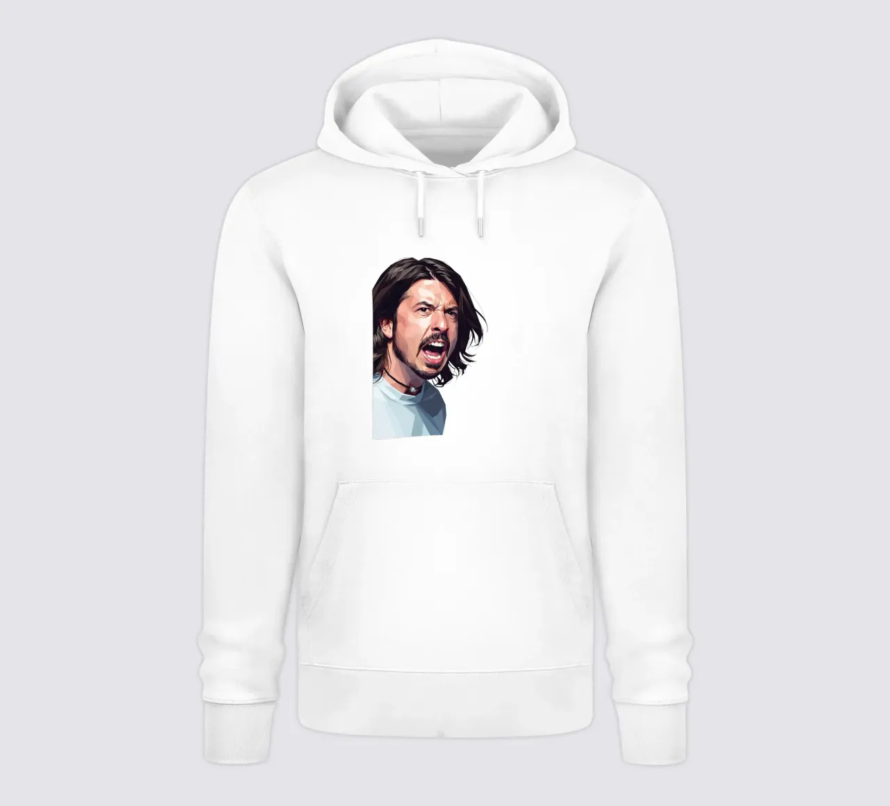 Dave Grohl Urlo Lowpoly felpa con cappuccio da Low Profile