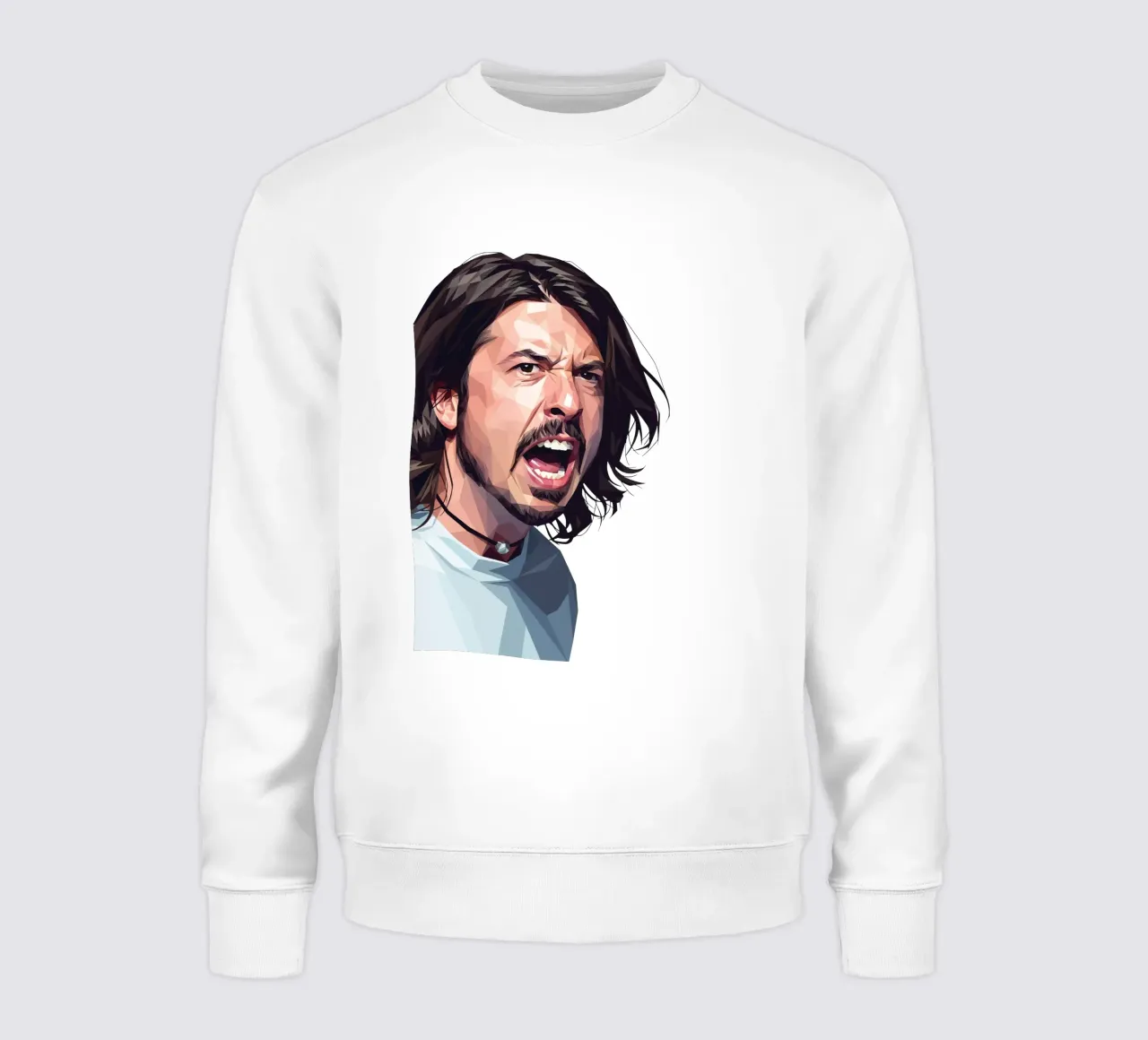 Dave Grohl Urlo Lowpoly felpa da Low Profile