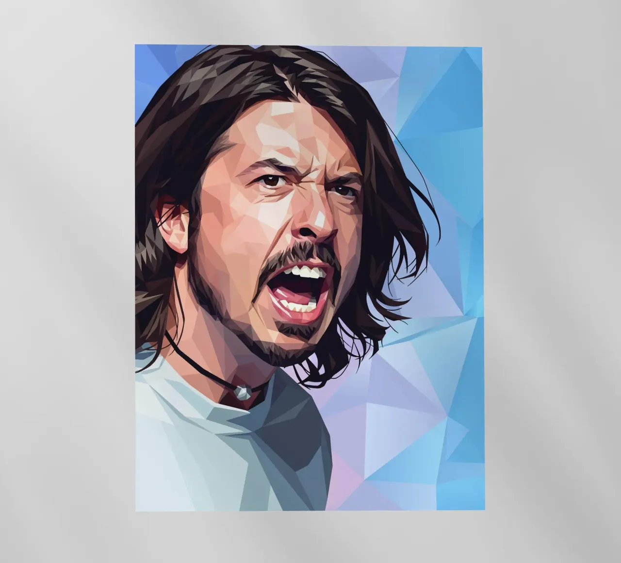 Dave Grohl Urlo Lowpoly pellicola backlit da Low Profile