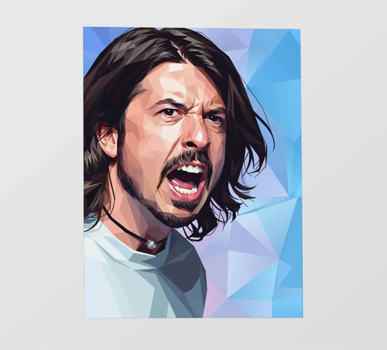 Dave Grohl Urlo Lowpoly pellicola backlit da Low Profile