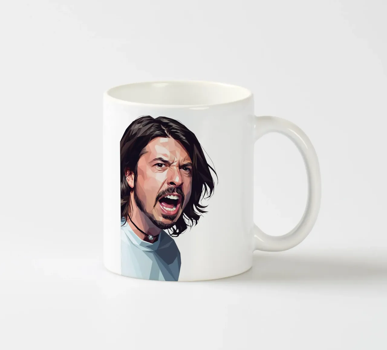 Dave Grohl Urlo Lowpoly tazza in ceramica da Low Profile