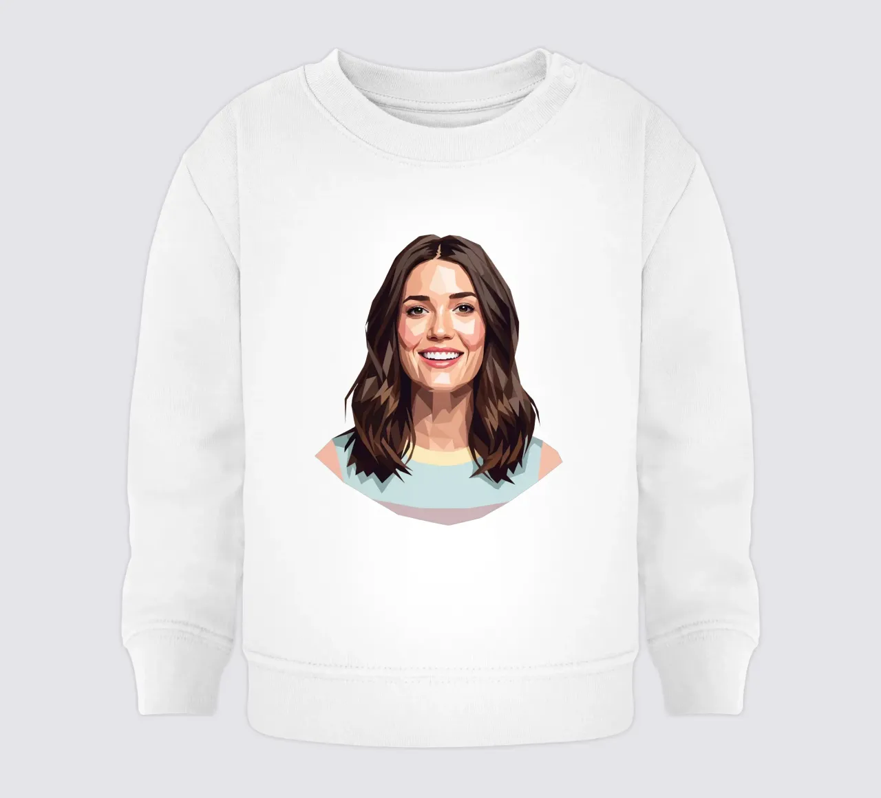 Mandy Moore Lowpoly felpa neonato da Low Profile