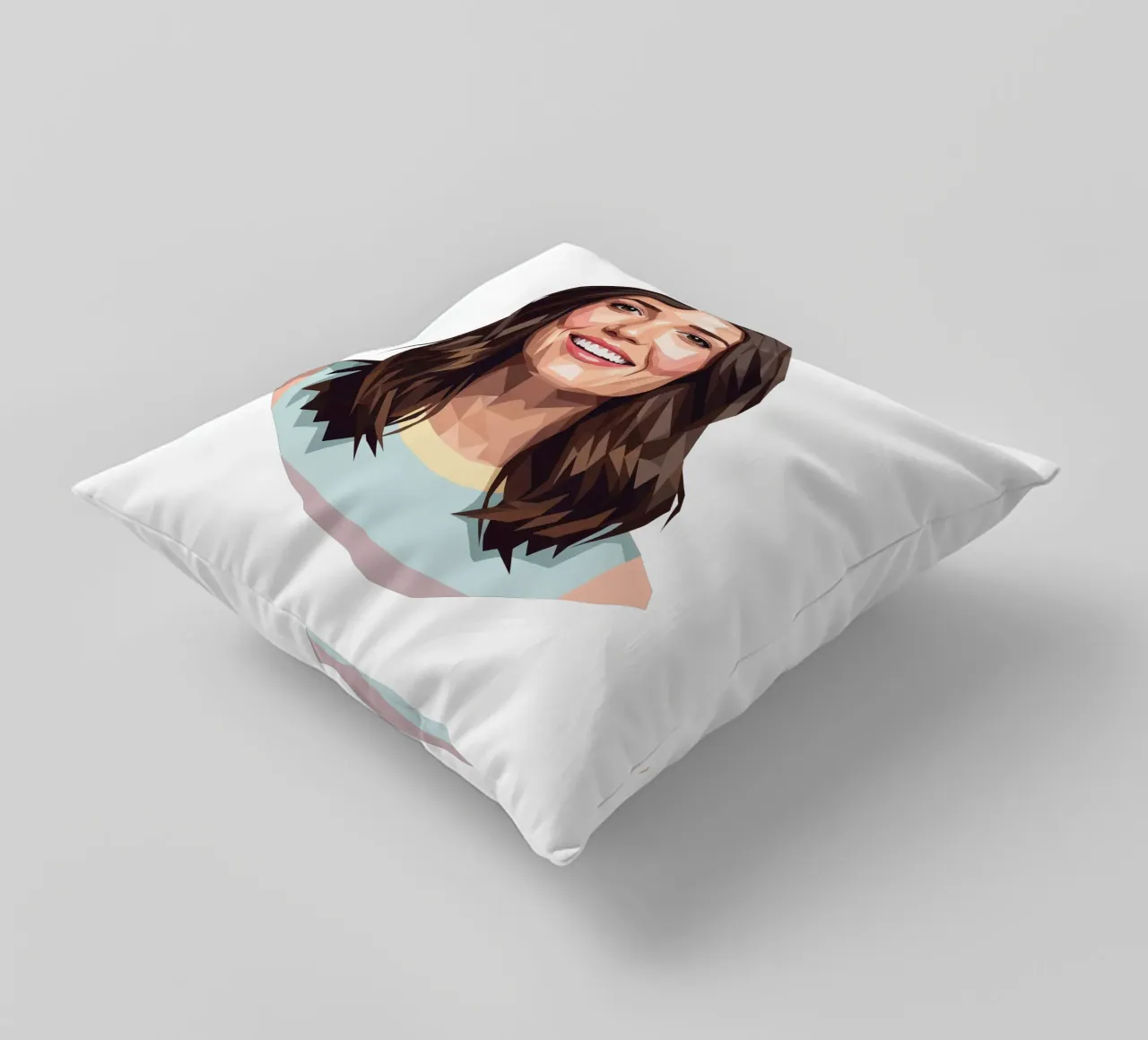 Mandy Moore Lowpoly cuscino da Low Profile
