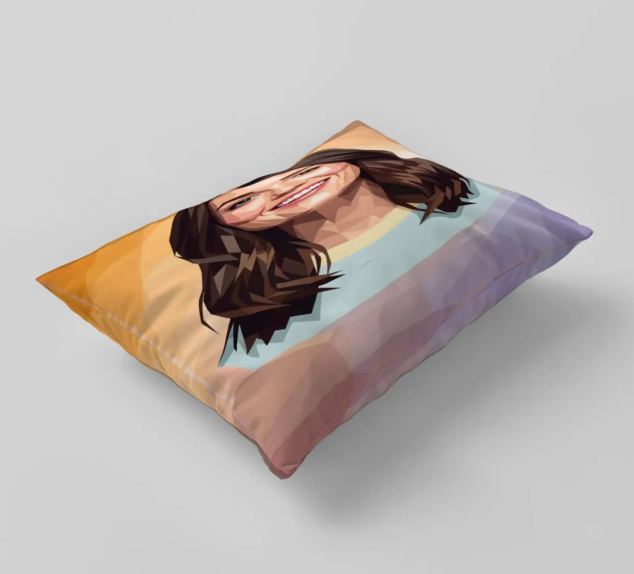 Mandy Moore Lowpoly cuscino da Low Profile