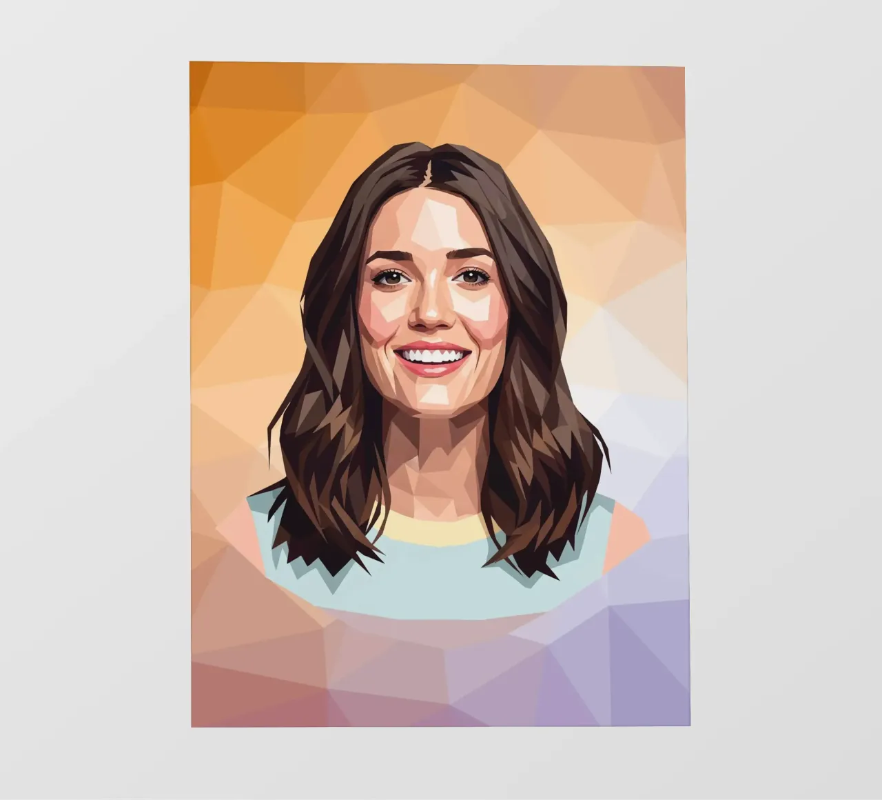Mandy Moore Lowpoly pellicola backlit da Low Profile
