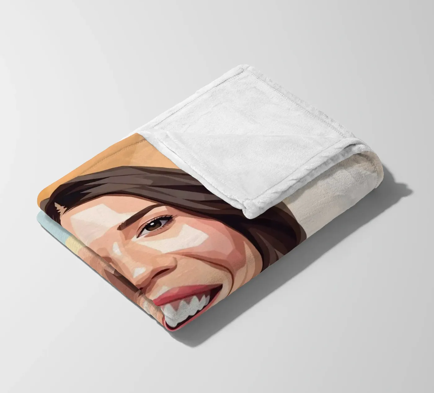 Mandy Moore Lowpoly Fleecedecke von Low Profile