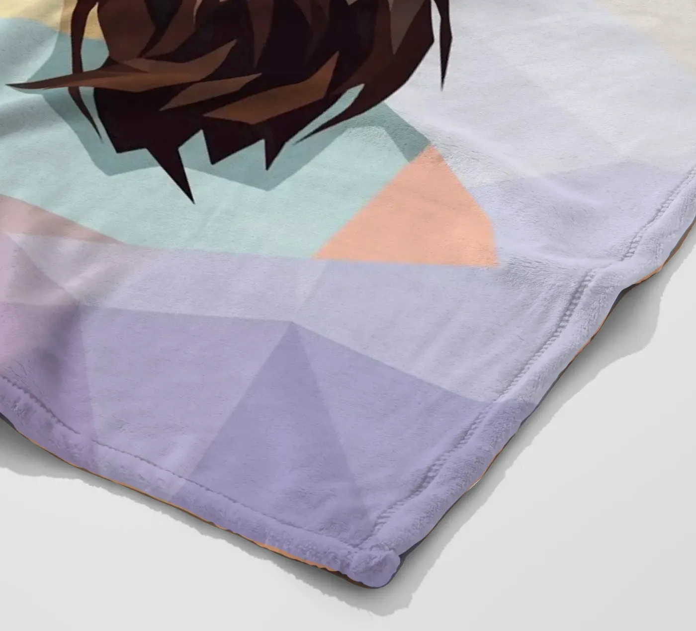 Mandy Moore Lowpoly Fleecedecke von Low Profile