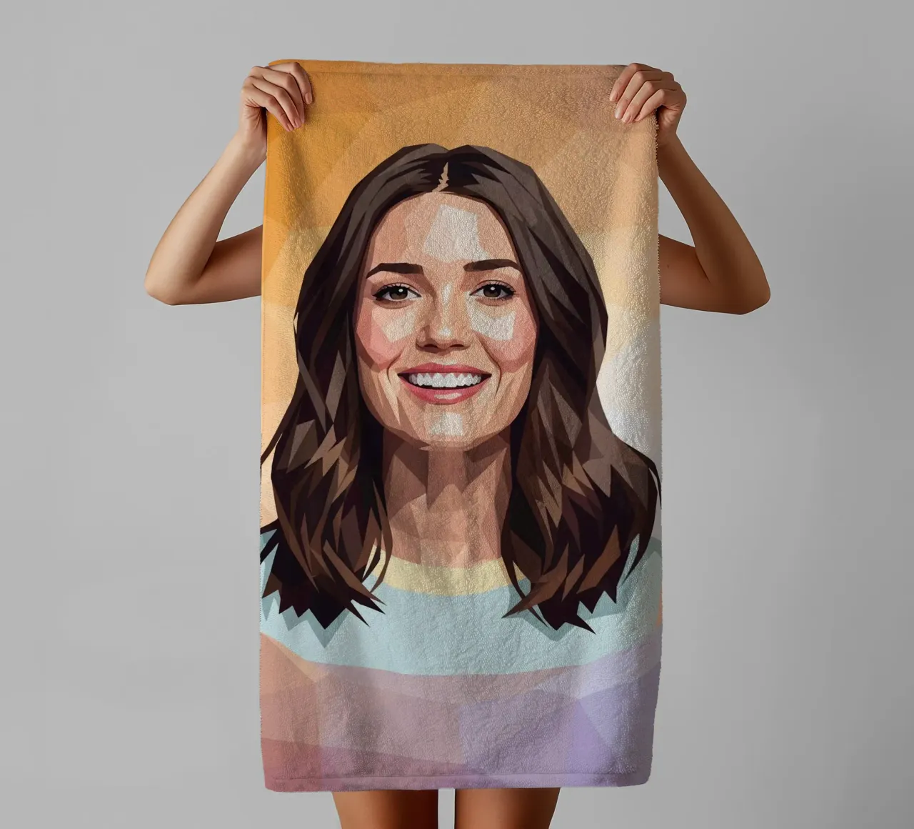 Mandy Moore Lowpoly asciugamano da bagno da Low Profile