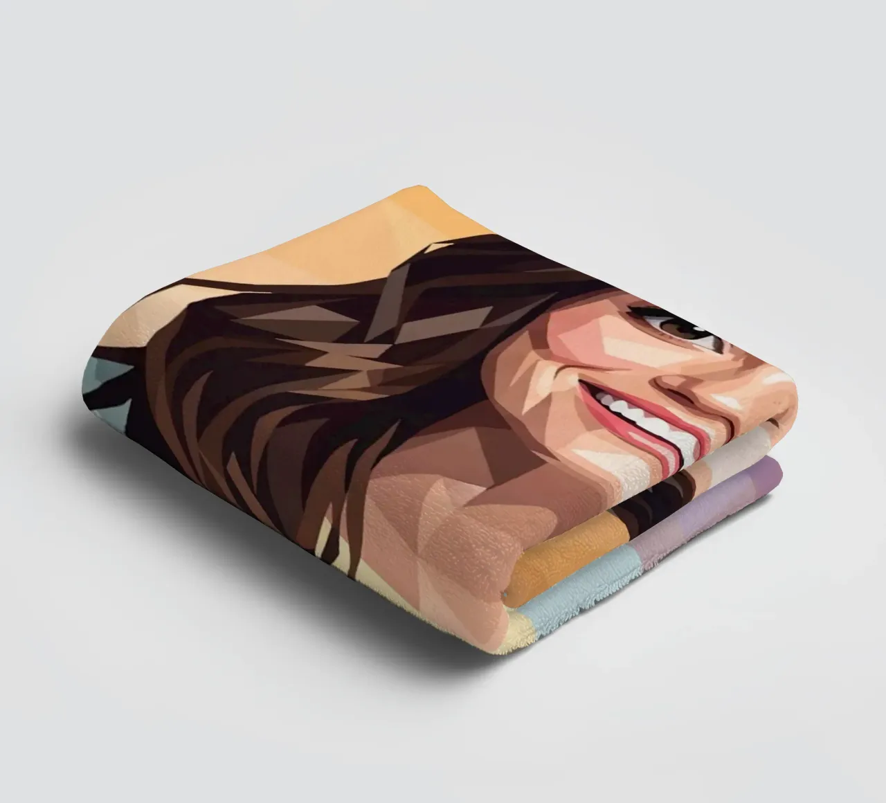 Mandy Moore Lowpoly asciugamano da bagno da Low Profile