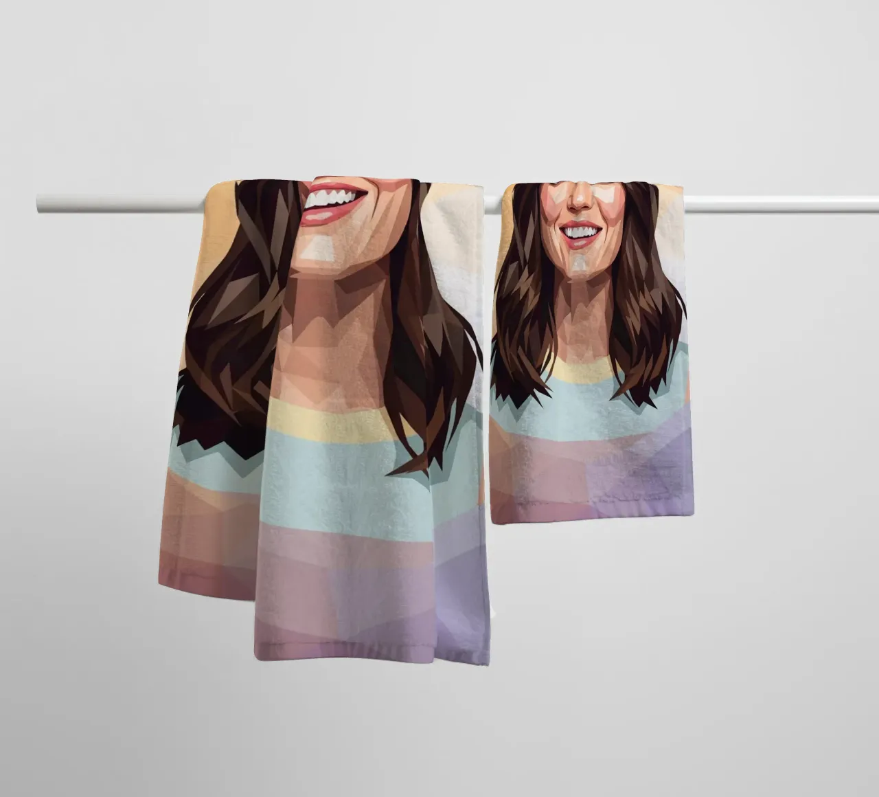 Mandy Moore Lowpoly asciugamano da bagno da Low Profile