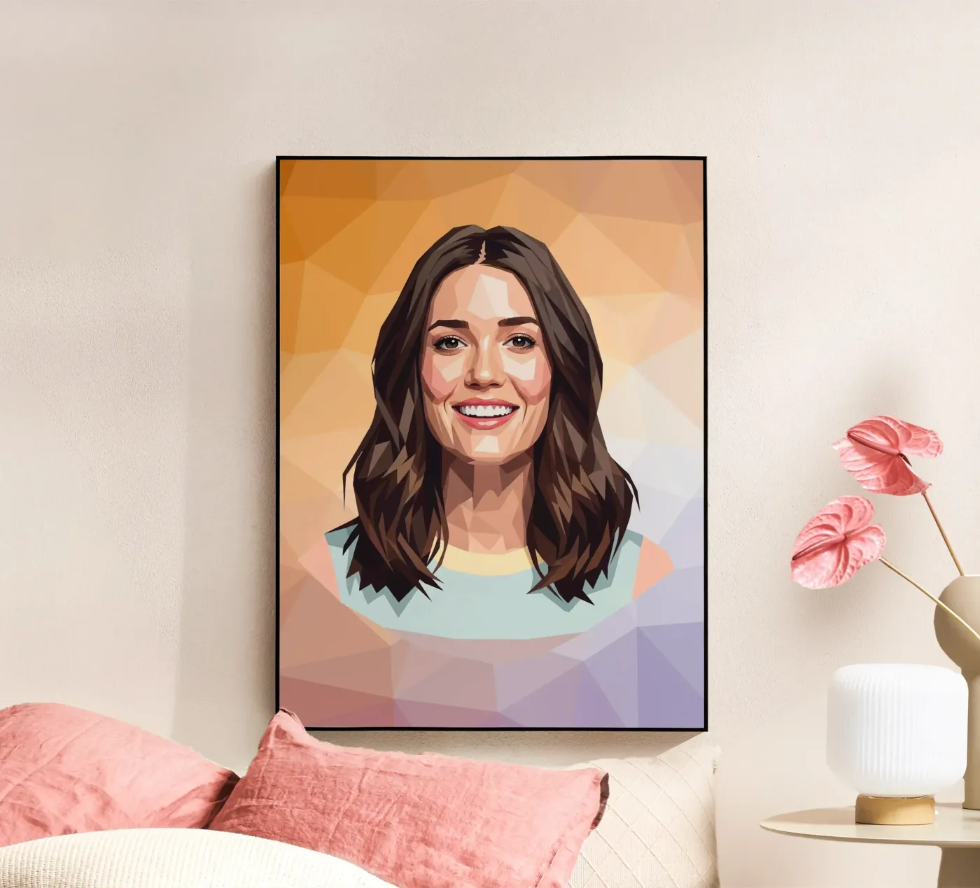 Mandy Moore Lowpoly plexiglas de Low Profile