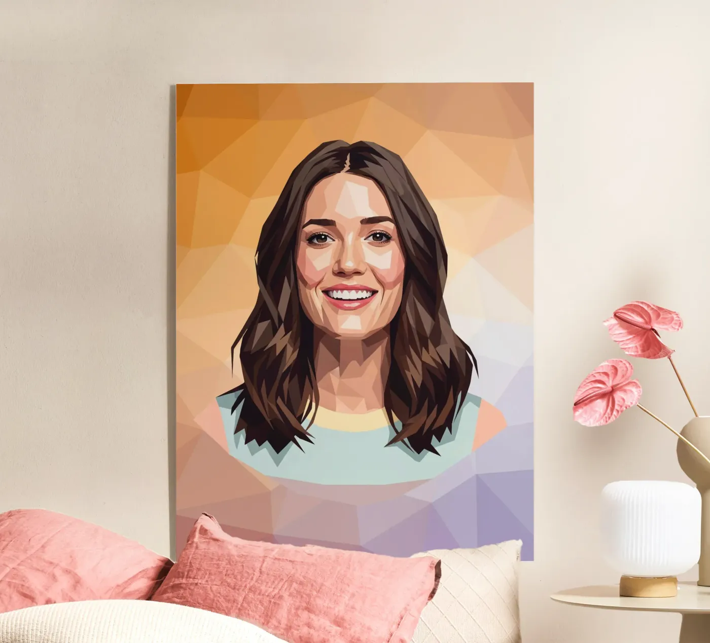 Mandy Moore Lowpoly plexiglas de Low Profile