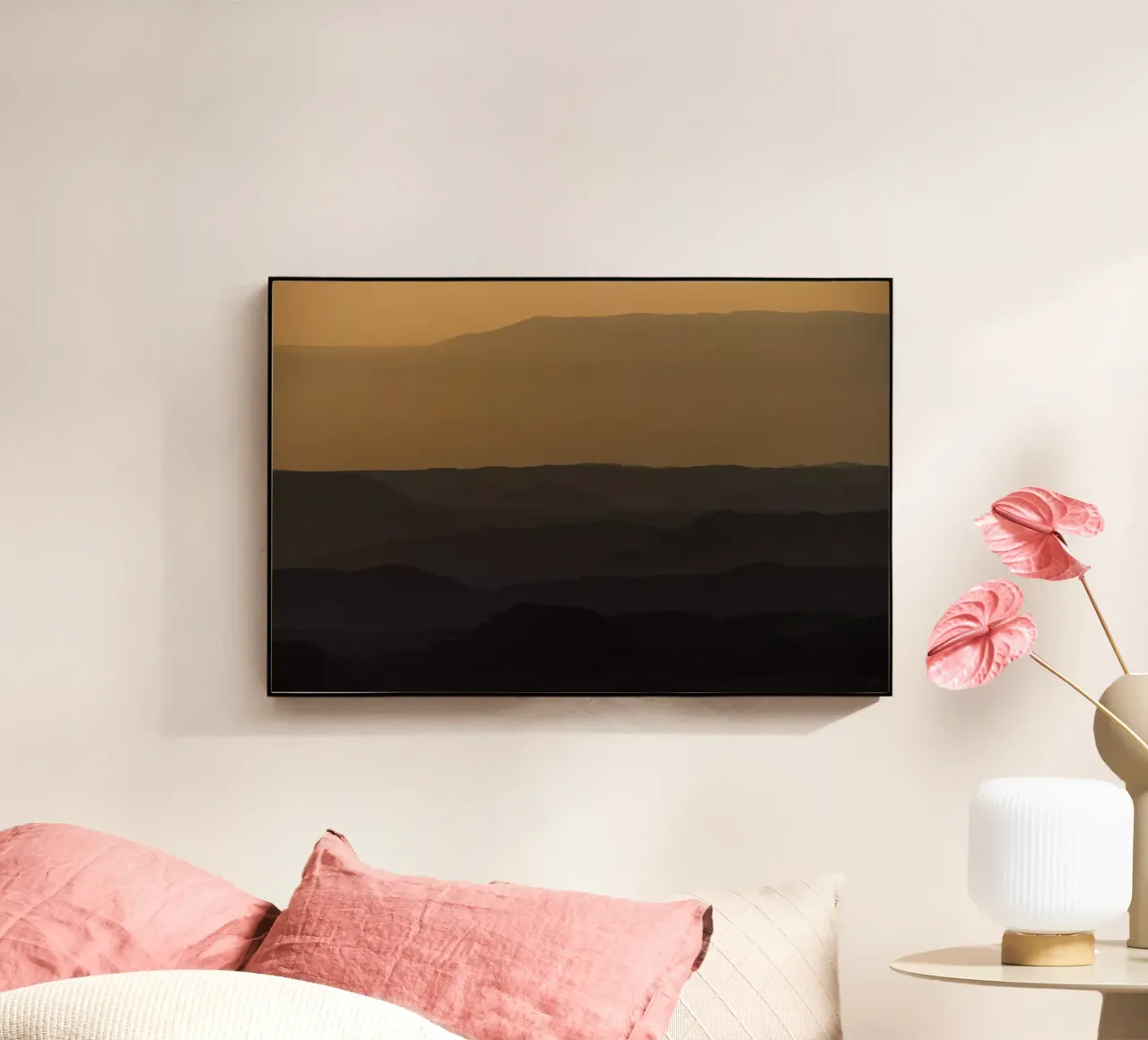 Alba sul cratere Ramon #2 plexiglass da Tal Paz-Fridman
