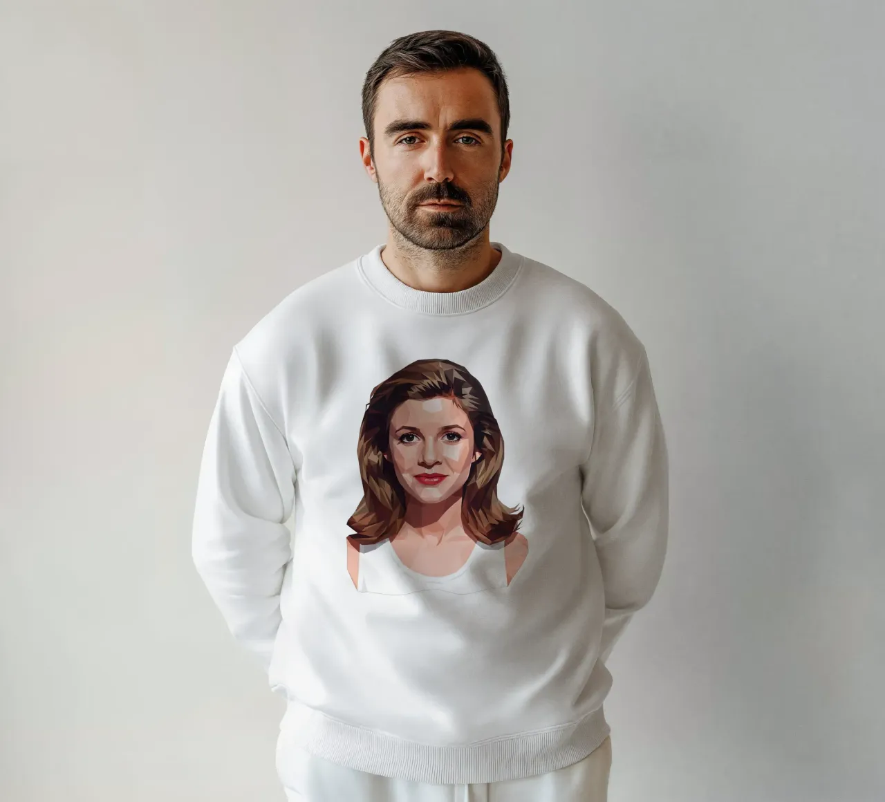 Carrie Fisher Lowpoly felpa da Low Profile
