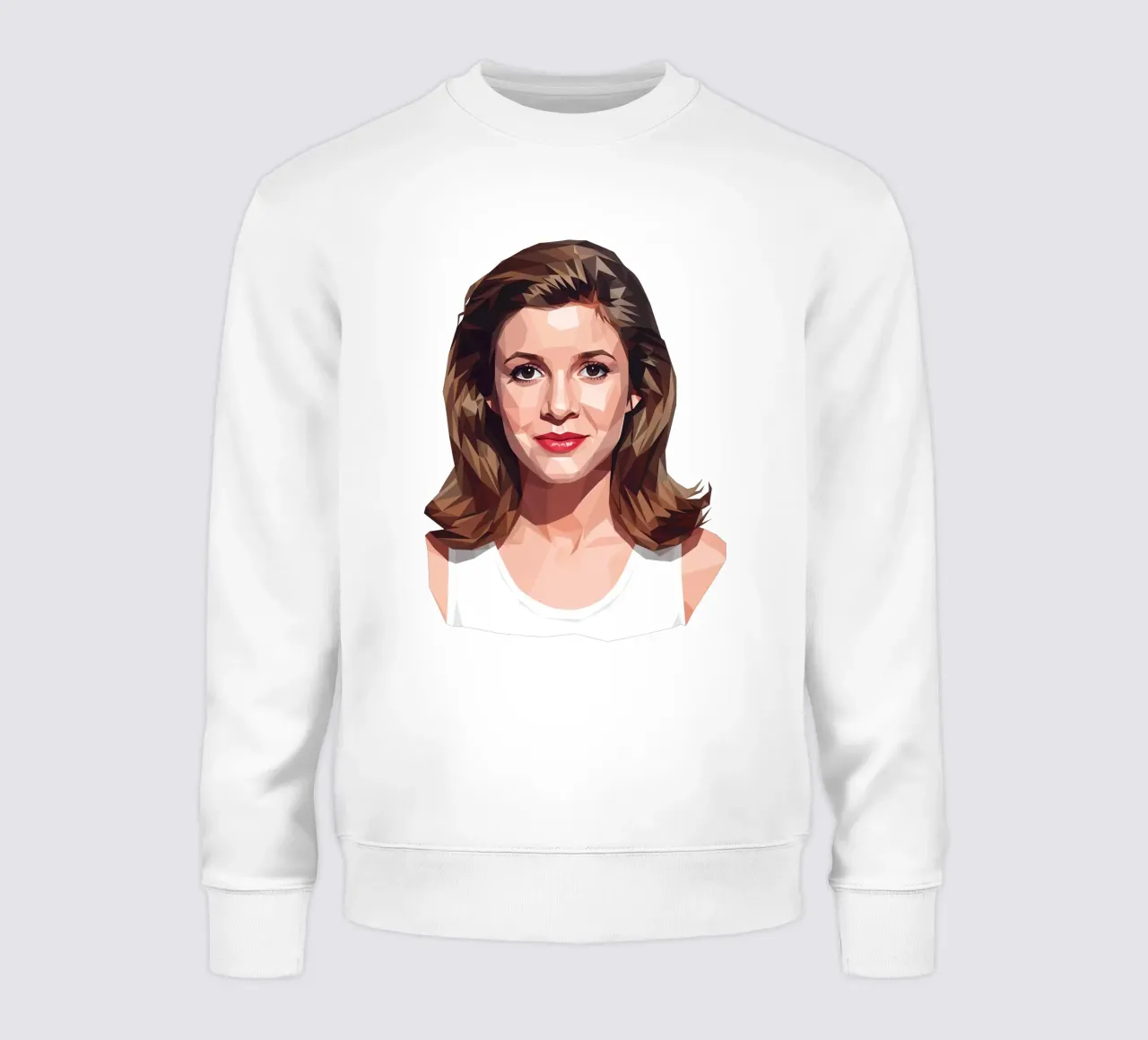 Carrie Fisher Lowpoly felpa da Low Profile