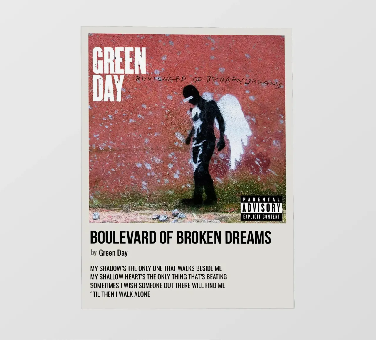 Greenday Boulevard Of Broken Dreams pellicola backlit da Roronoa7