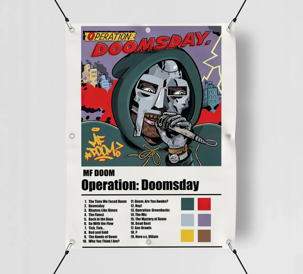 Mf Doom Operation Doomsday telo in pvc da Roronoa7