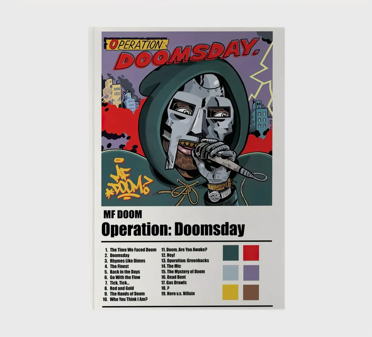 Mf Doom Operation Doomsday notebook by Roronoa7