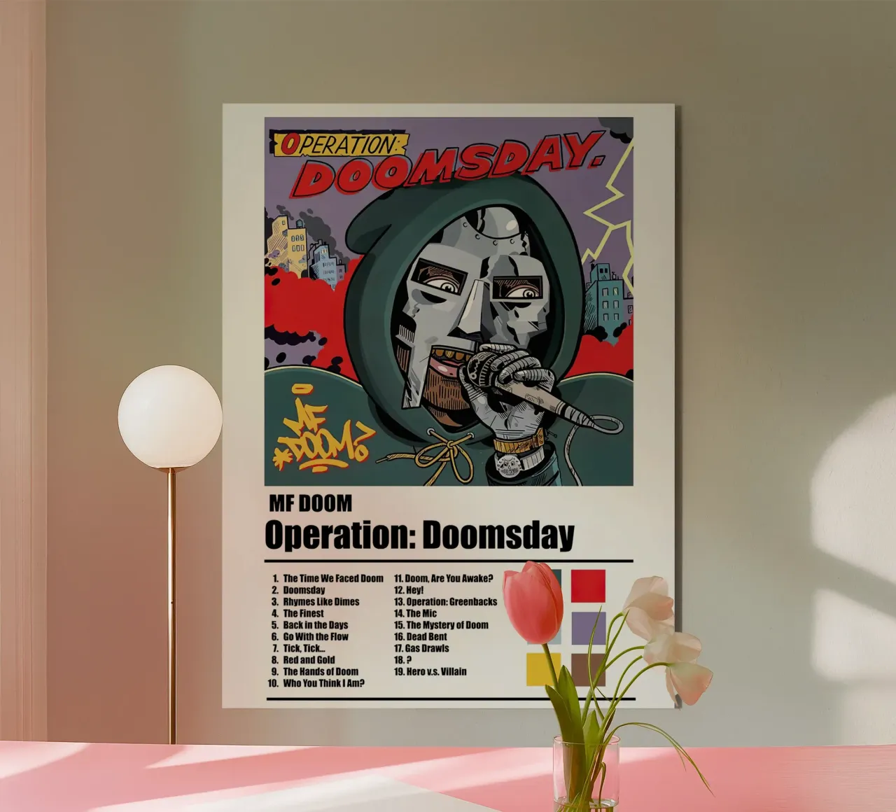 Mf Doom Operation Doomsday alluminio dibond da Roronoa7
