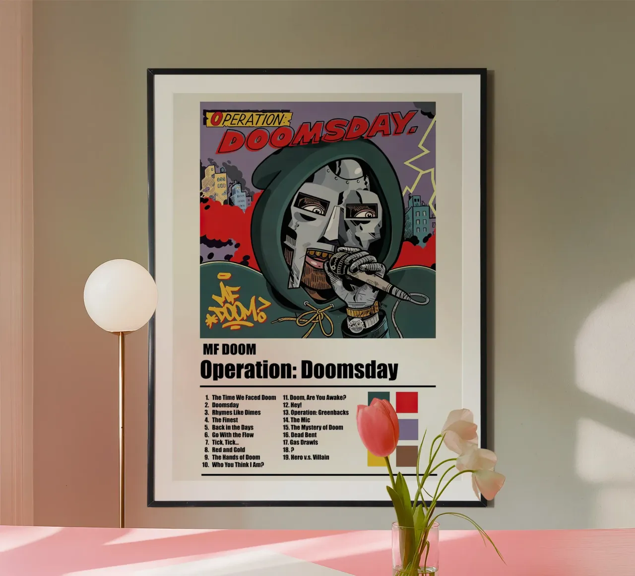 Mf Doom Operation Doomsday carta hahnemühle da Roronoa7