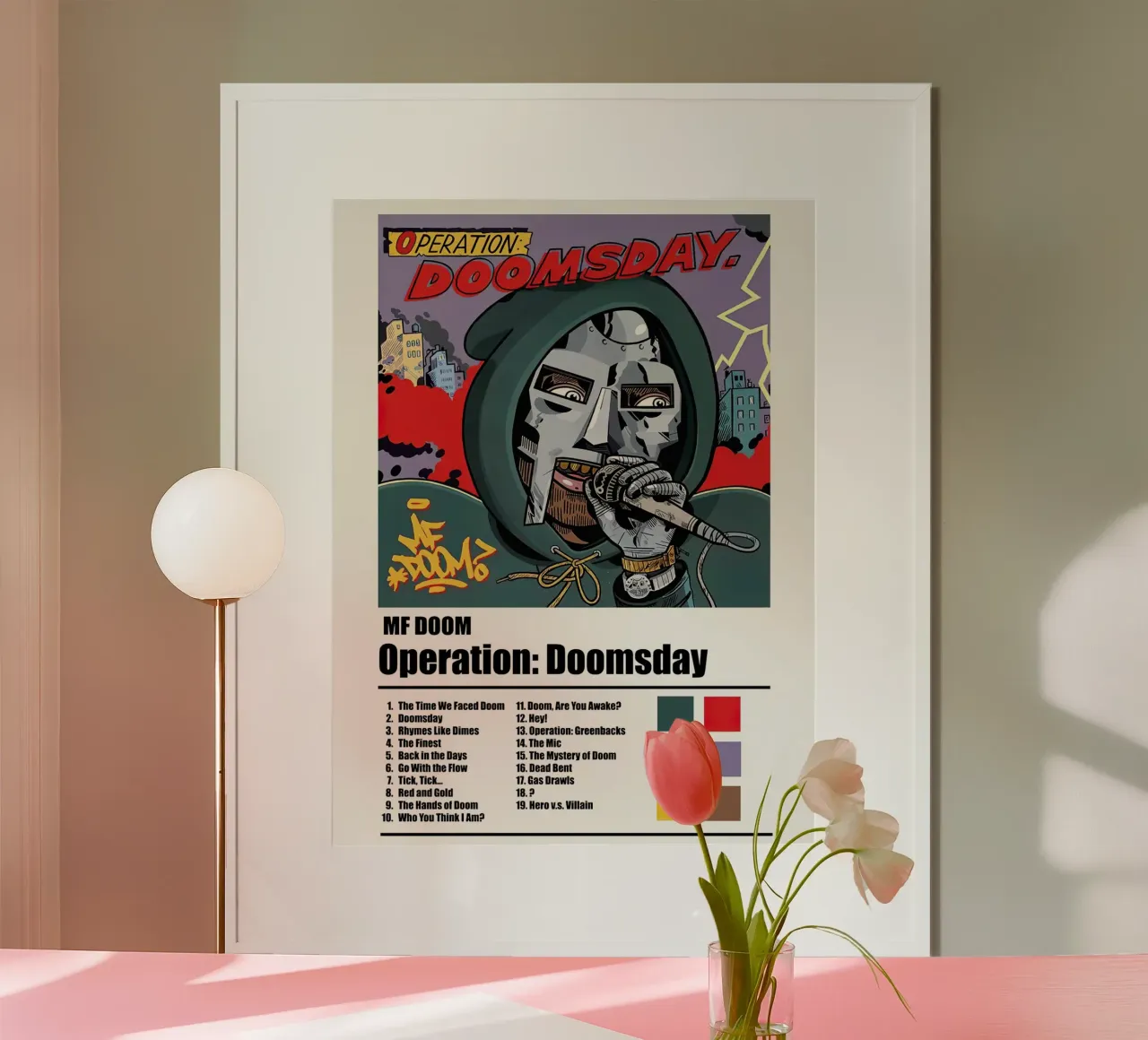 Mf Doom Operation Doomsday carta hahnemühle da Roronoa7
