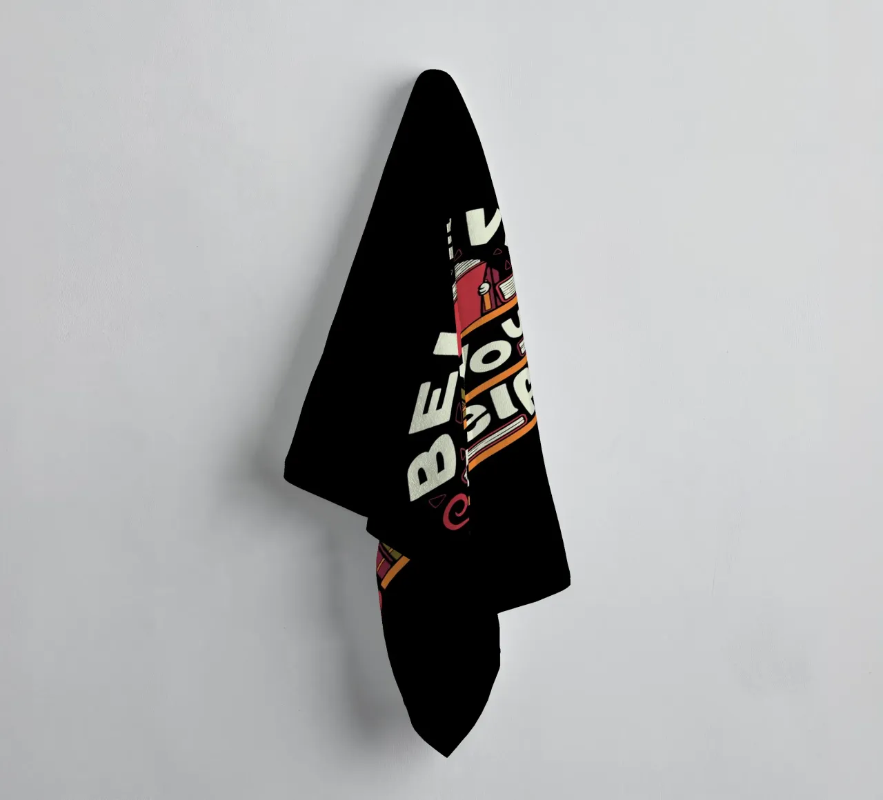 Credete nel vostro gatto da scaffale asciugamano da bagno da Tobe Fonseca