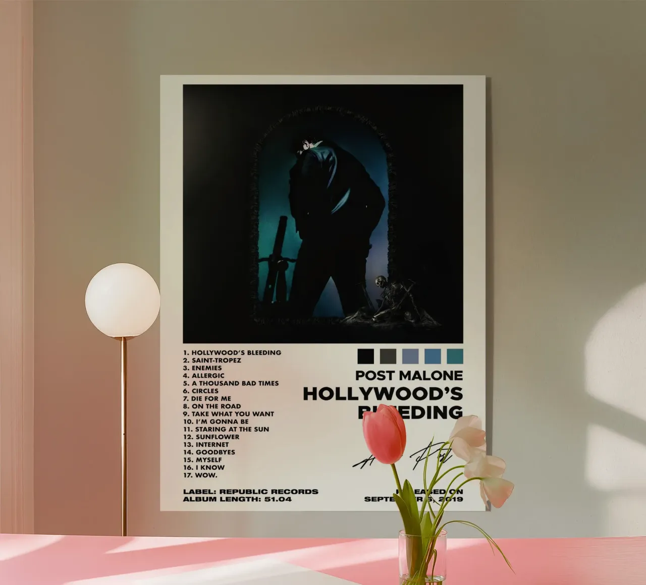 Post Malone Hollywood's Bleeding plexiglass da Roronoa7
