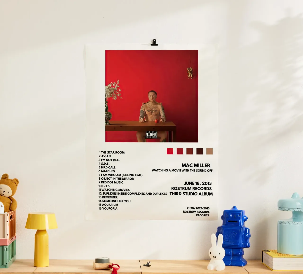 Mac Miller Watching `A Movie With The Sound Off carta hahnemühle da Roronoa7