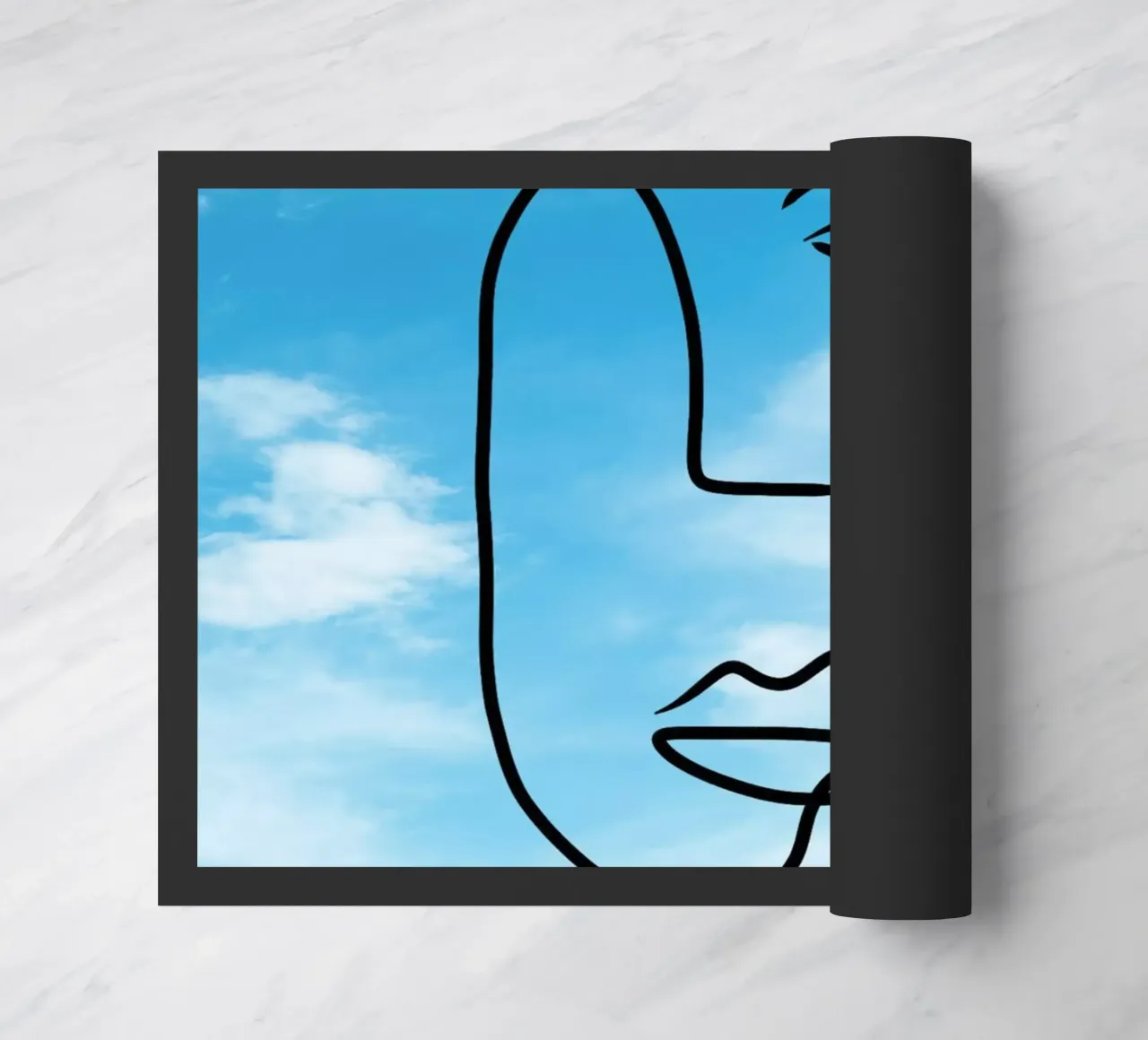 Ciel Bleu deurmat van Mike Leymi